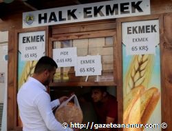 ERDEML'DE HALK EKMEK FYATI 65 KURU